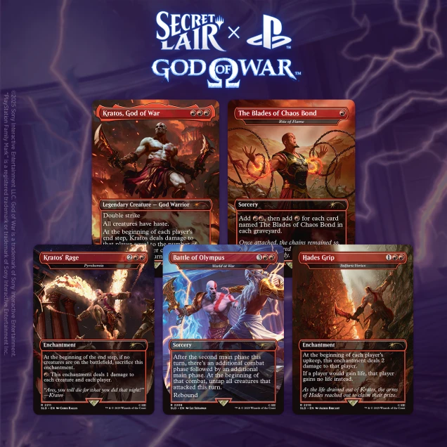 Magic: The Gathering — Secret Lair x PlayStation: God of War (Greek Saga) - Non-Foil | English