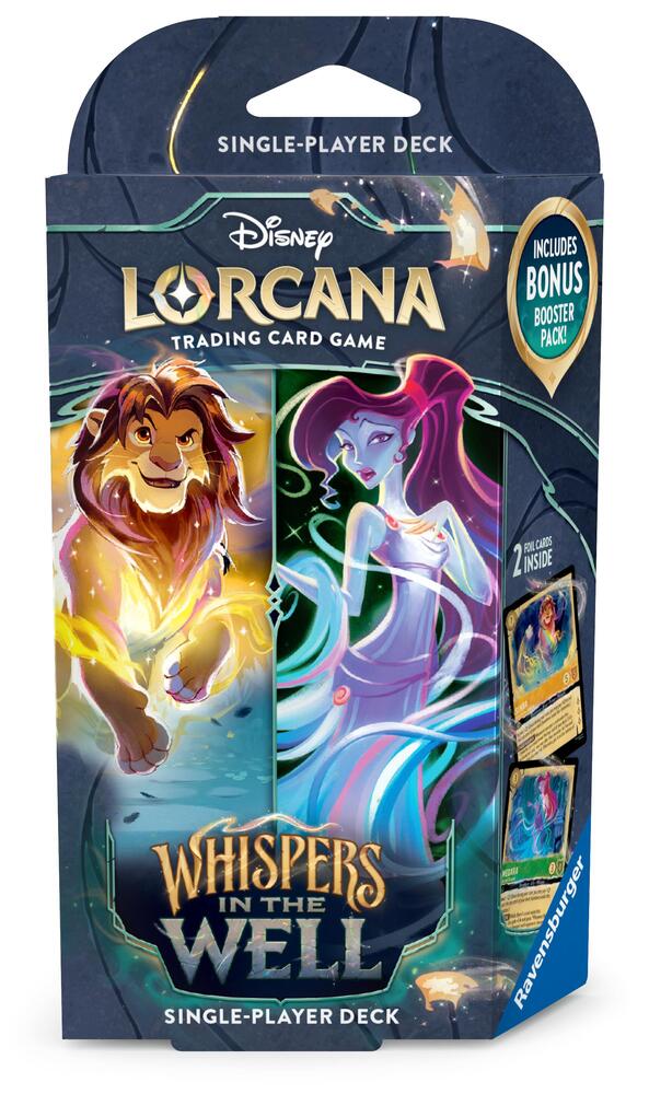 Disney Lorcana: Whispers in the Well Starter Deck [Set of 2]