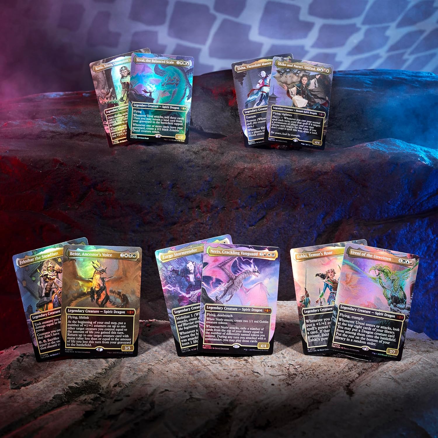 Tarkir: Dragonstorm Commander Deck - English - Set (all 5 Decks)