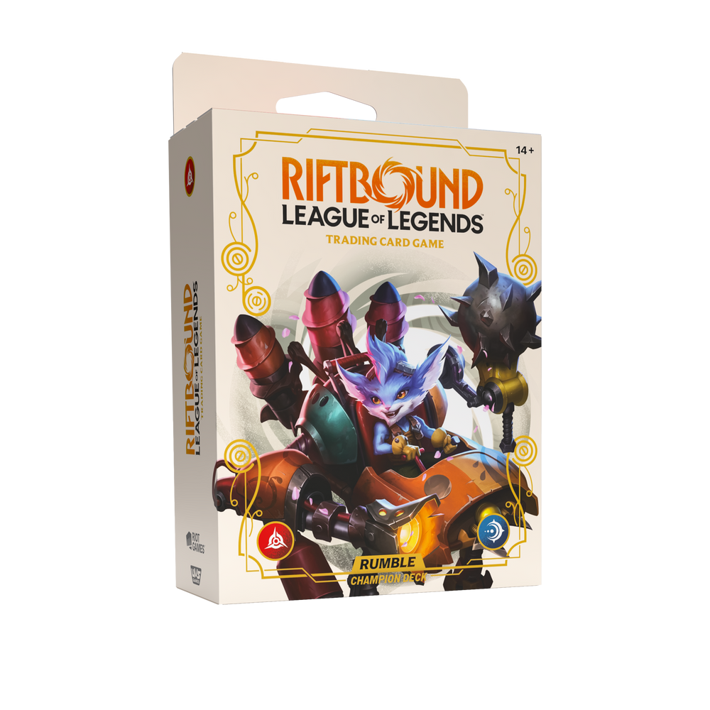 Riftbound: League of Legends TCG - Spiritforged Champion Deck: Rumble Display - Magic Draw