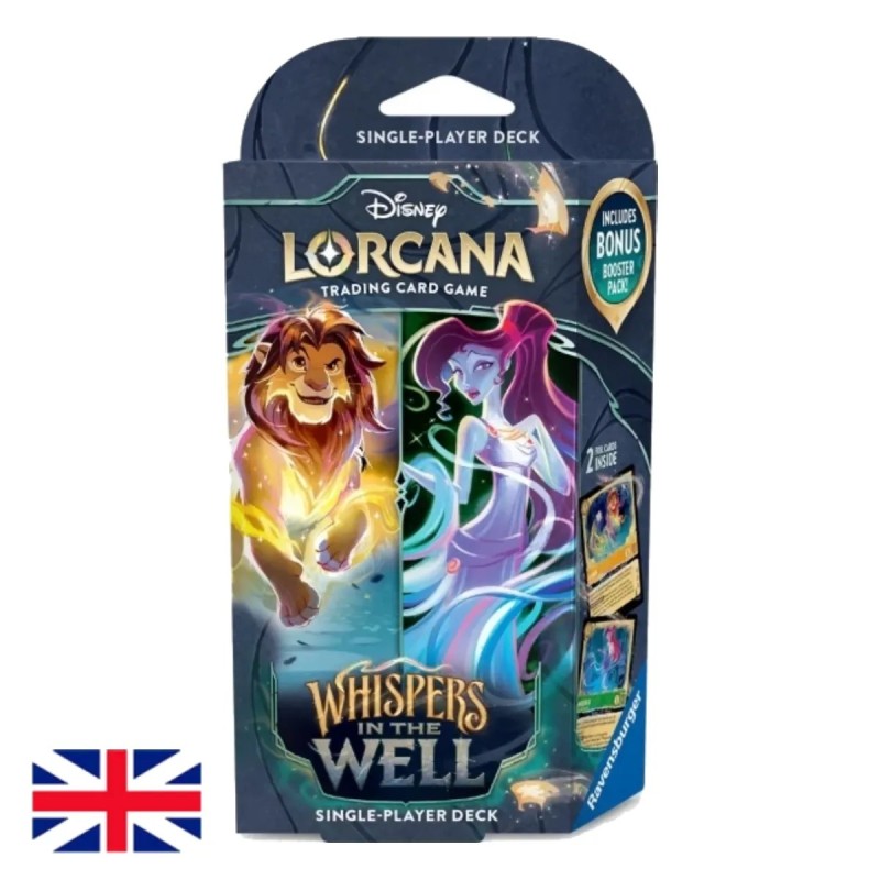 Disney Lorcana: Whispers in the Well Starter Deck (Amber & Emerald)